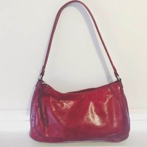 HOBO Red Leather Shoulder  Purse